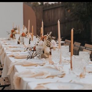 New 10 taper candles / 12” dripless smokeless taper candle pack